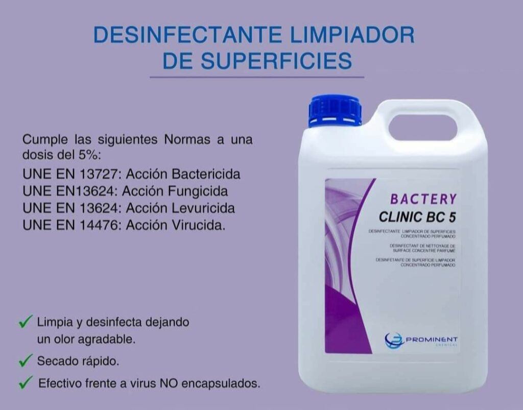 CLINIC BC5 DESINFECTANTE
