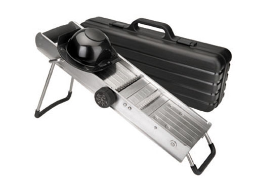 MANDOLINA INOX CON PROTECTOR