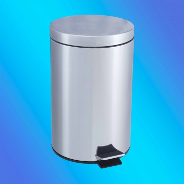 PAPELERA PEDAL METÁLICA GRANDE CON CUBO INTERIOR