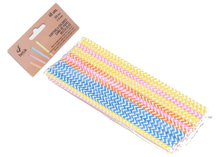 CAÑITA DE PAPEL COLORES